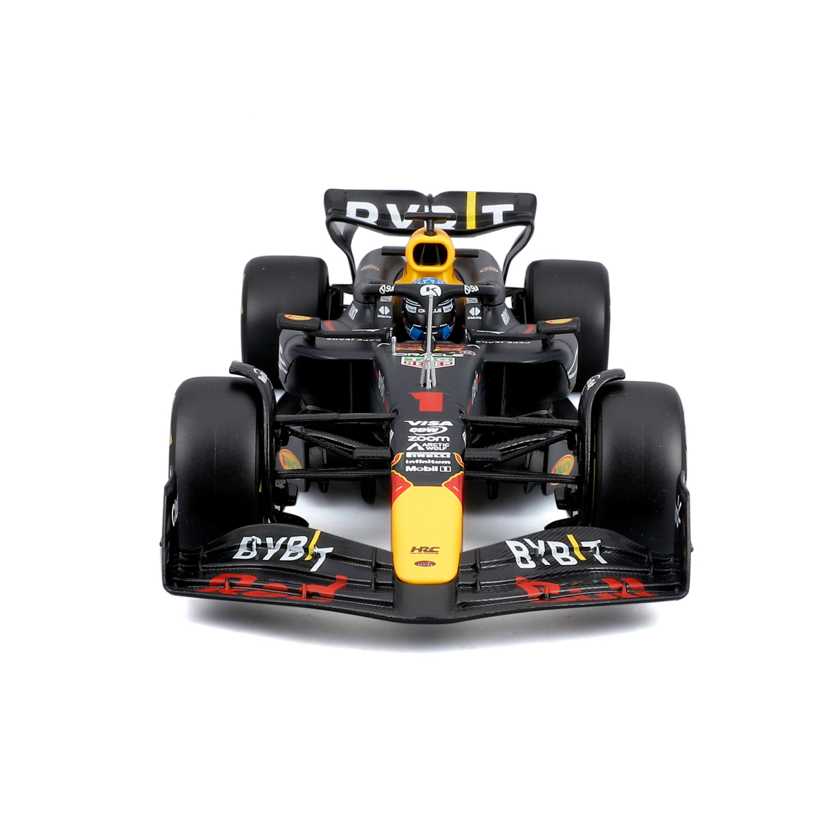 Bburago - RACE F1 v dekorativním boxu, Oracle Red Bull Racing RB20 (2024), #1 Max Verstappen, 1:24