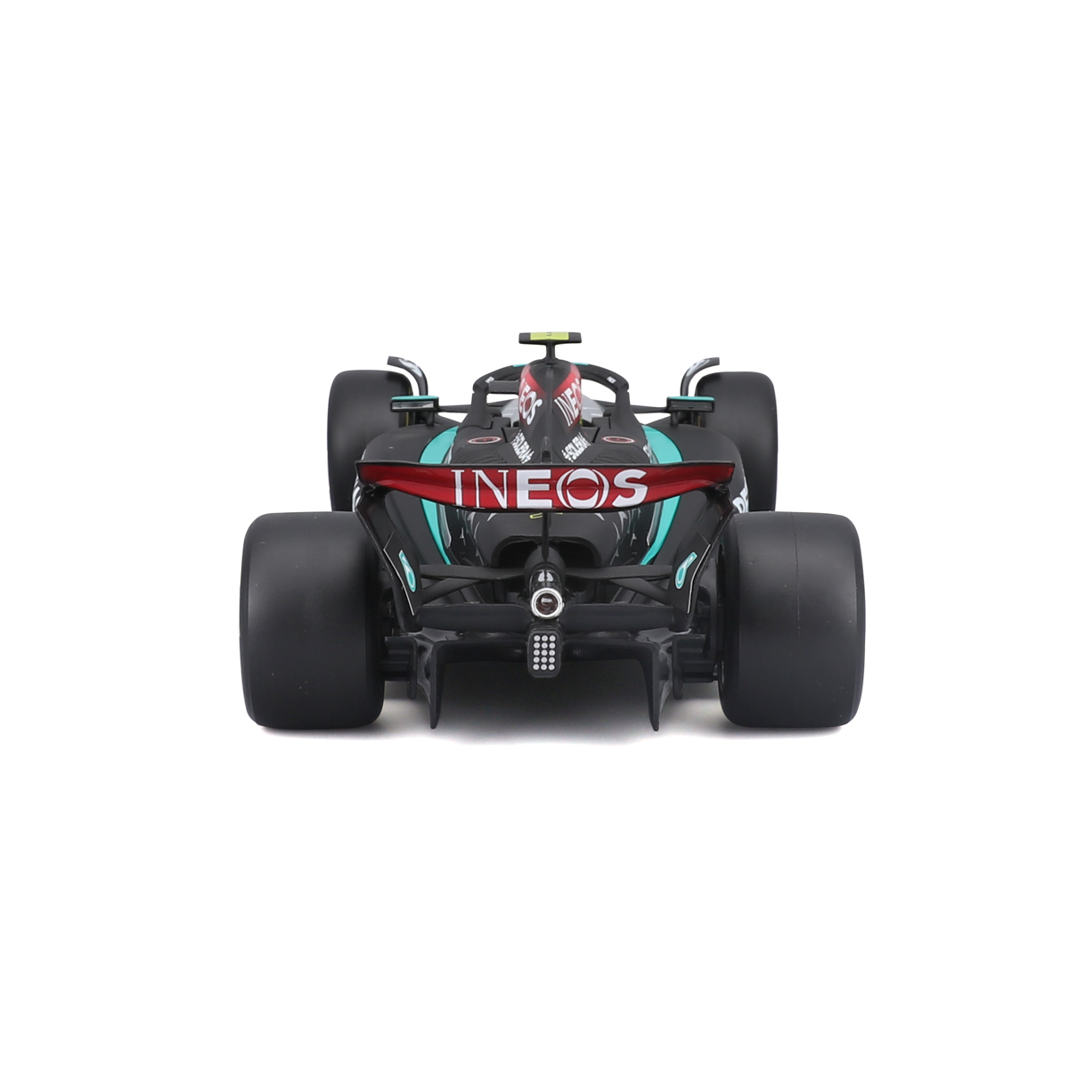 Bburago - RACE F1 v dekorativním boxu, Mercedes-AMG Petronas W15 (2024), #44 Lewis Hamilton, 1:24