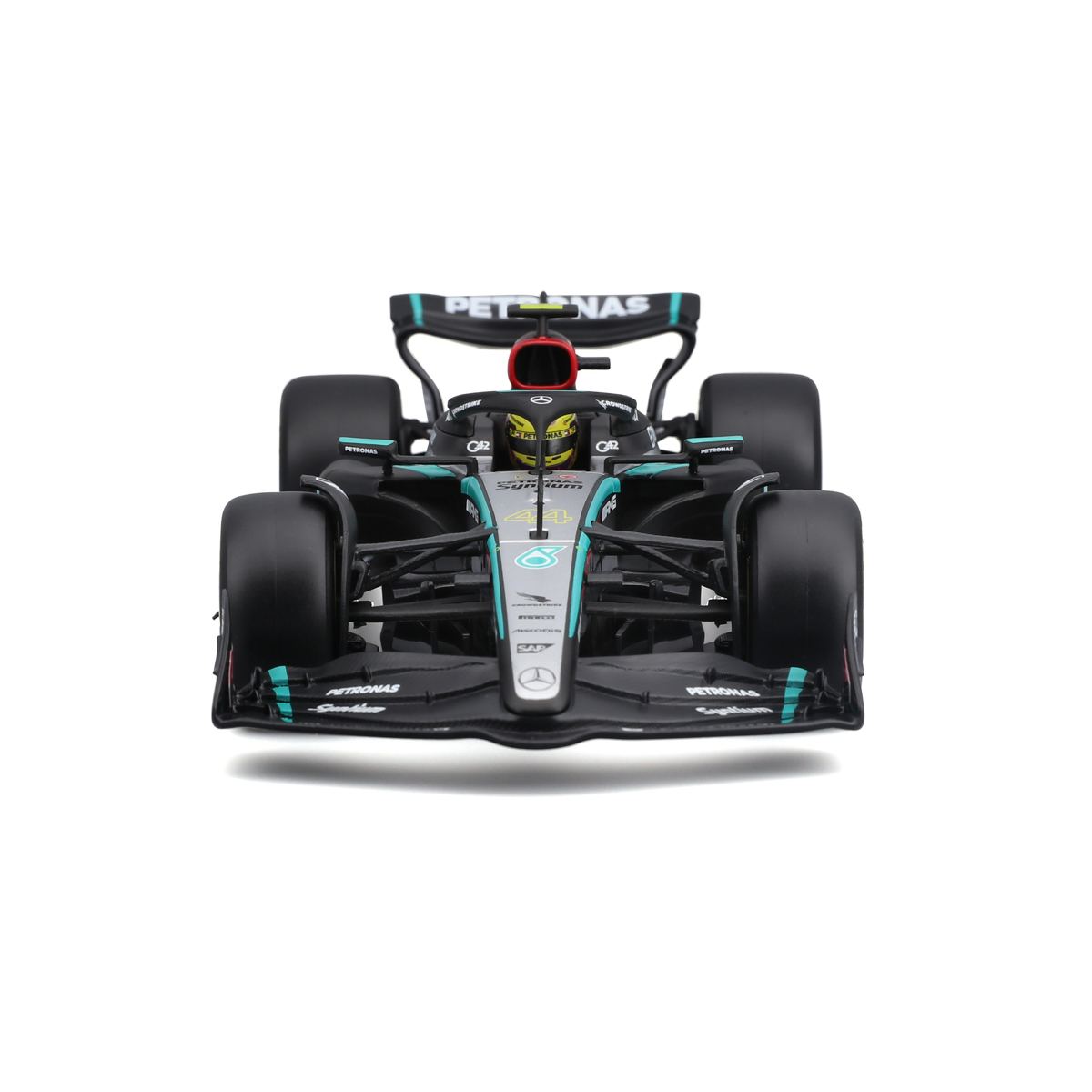 Bburago - RACING MODEL KIT, Formule Mercedes-AMG Petronas W15 (2024), #44 Lewis Hamilton, 1:24