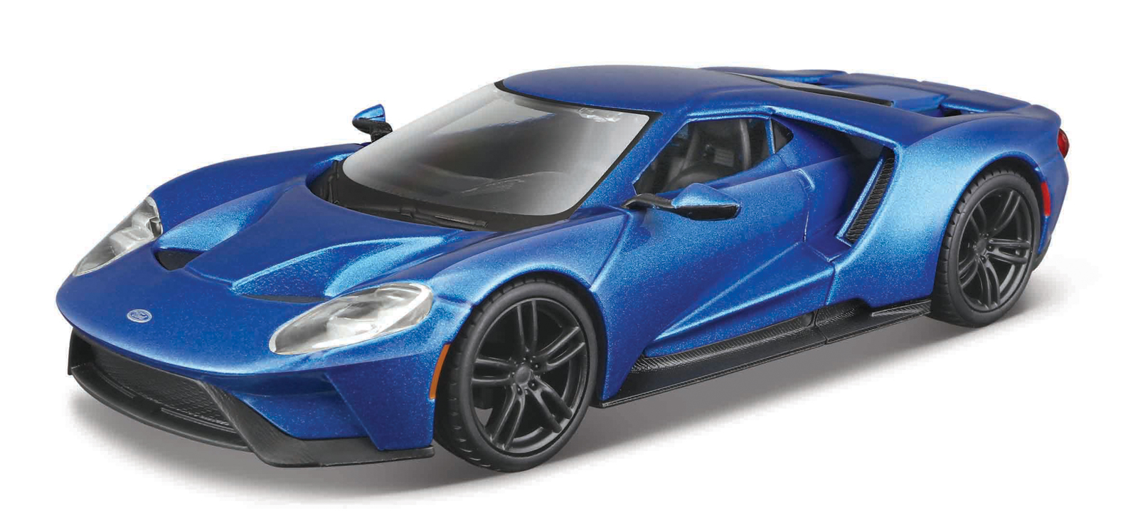 Bburago - Auta HOBBY, 2017 Ford GT, modrá metalíza, 1:32