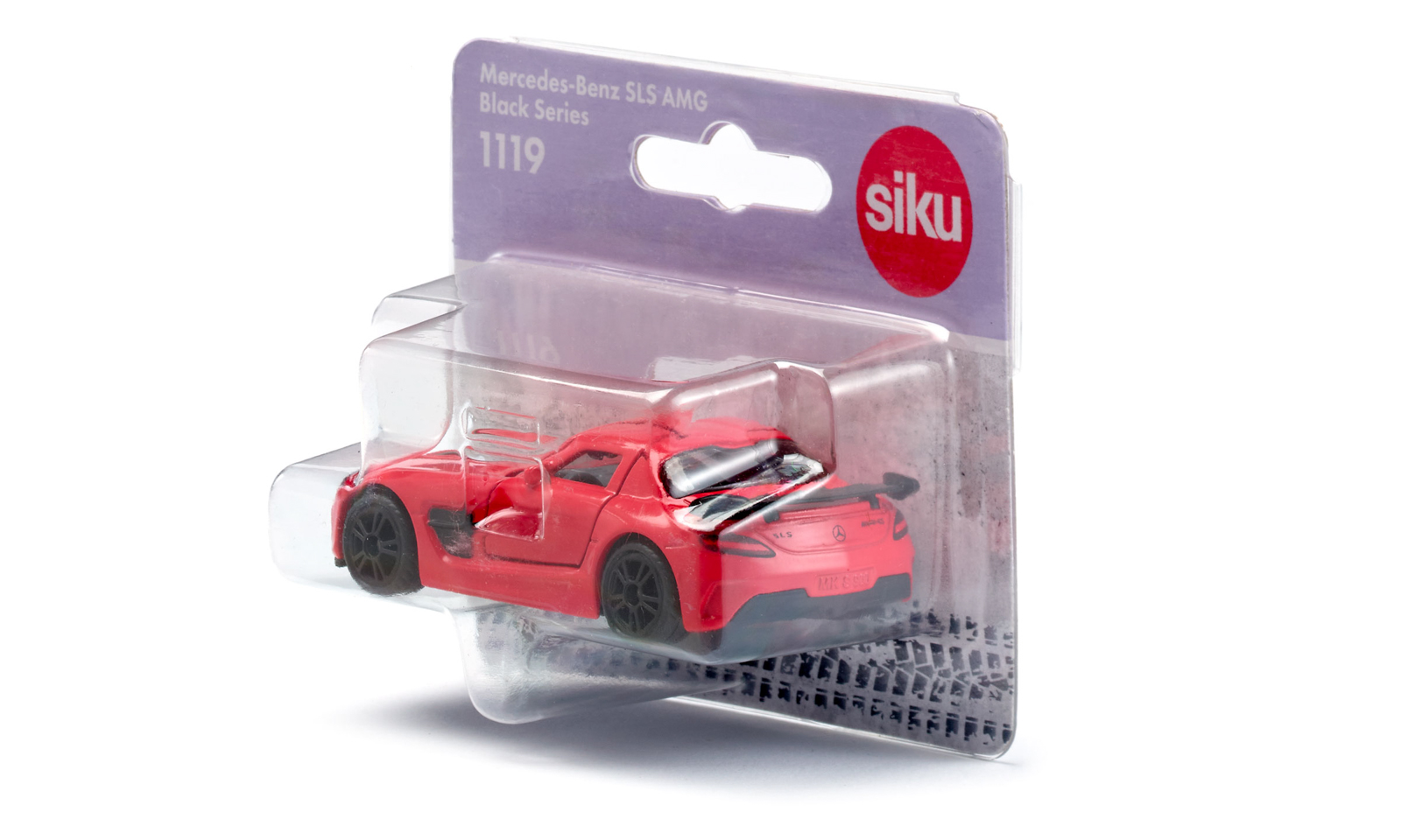 SIKU Blister - Mercedes Benz SLS AMG červený