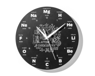 Gadget Master Nástěnné hodiny Chemik, průměr 30cm