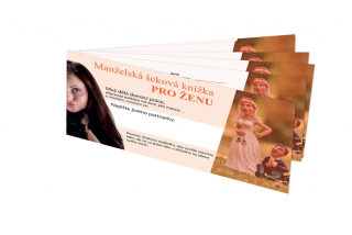 Manželská šeková knížka pro ŽENU