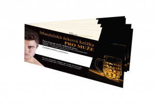 Manželská šeková knížka pro MUŽE