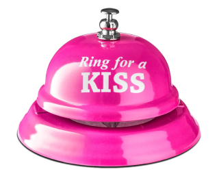 Stolní zvoneček Ring for a KISS