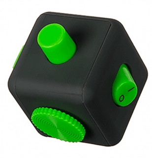Fidget Cube antistresová kostka Černá