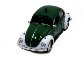 Welly Volkswagen Beetle Top Polizei, 1:34-39