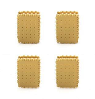 Kikkerland Klipsna waffle, sada 4ks