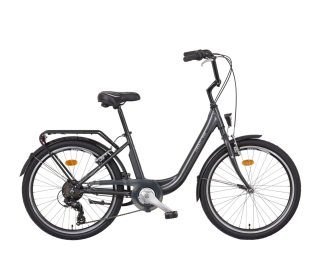 LIBERTY Městské kolo Rue 6spd 24" 2026 antracitové