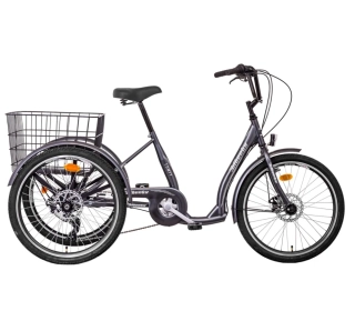 Liberty Trojkolka pro seniory COMFY 6spd. Disk 2026 antracitová
