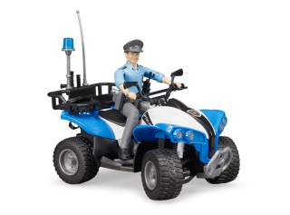 Bruder 63010 Čtyřkolka Policie a figurka
