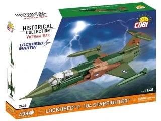 COBI 2426 Vietnam War Lockheed F-104 Starfighter, 1:48, 438 kostek