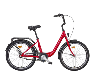 LIBERTY Městské kolo Rue 1spd 24" 2026 červená