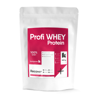 Kompava Profi WHEY Protein, bílá čkoláda-kokos, 500g
