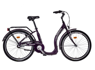 LIBERTY Městské jízdní kolo COMFY AL 3spd 26" 2026 fialové