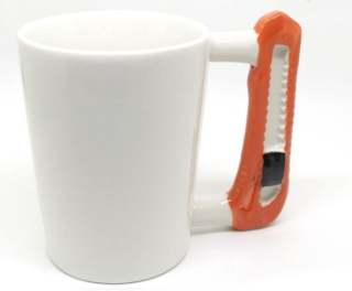 Hrnek pro kutily - řezací nůž, 450 ml.