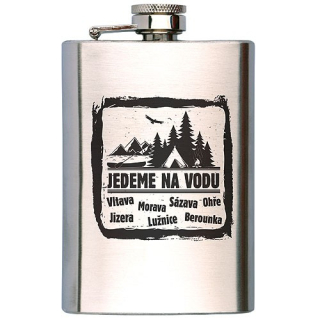 Nerezová placatka 200 ml, Jdeme na vodu