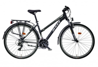Mayo XR Basic Trek Flat dámské trekové kolo, černo-šedá