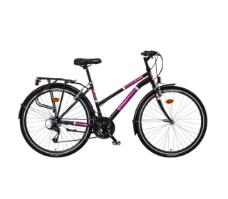 Mayo XR Hobby Trek Lady dámské trekové kolo, černo-růžové