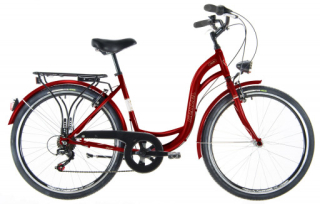 Kenzel Městské kolo Dream Royal 6spd 26" 2026 bordové
