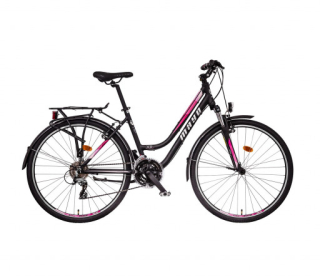 Mayo XR Tour Trek Low Dámské trekové kolo 28", černo-růžové