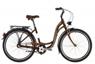 Kenzel Městské kolo Dream Classic 3spd 28" 2026 hnědé
