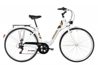 Kenzel Městské kolo Corso Royal 6spd 28" 2026 bílo-hnědé