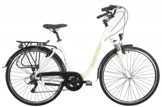Kenzel Městské kolo Siluet Royal 6spd 28" 2026 bílo-zlaté
