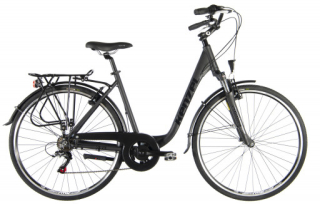 Kenzel Městské kolo Siluet Royal 6spd 28" 2026 černé matné