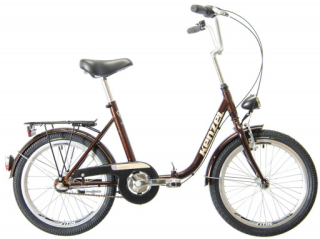 Kenzel Skládací kolo Camping Classic 3spd 2026 hnědé