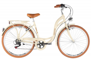 Kenzel jízdní kolo Bellissima Royal 6spd 26" 2026 béžovo-hnědé