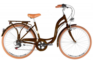 Kenzel jízdní kolo Bellissima Royal 6spd 26" 2026 hnědo-béžové