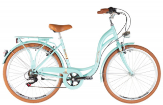 Kenzel jízdní kolo Bellissima Royal 6spd 26" 2026 tyrkysově-hnědé