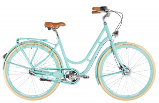 Kenzel jízdní kolo Nostalgic Deluxe 3spd 28" 2026 tyrkysovo-bílá