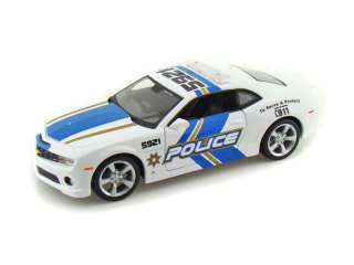 Maisto Chevrolet Camaro SS RS 2010 Policie, Bílé 1:24