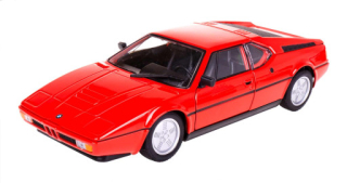 Welly BMW M1, červená 1:34/39