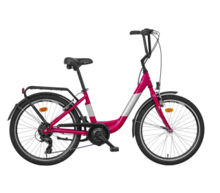 LIBERTY Městské kolo Rue 6spd 24" 2026 růžové