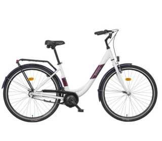 Liberty Jízdní kolo Strada 7spd. NEXUS 28" 2025 bílé, Přední vidlice Pevná