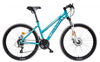 Mayo XC Tour D Lady Dámské horské kolo 26" 2026 tyrkysová, Brzdy Mechanické SACCON