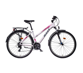 Mayo XR Tour Lite Trek Flat Dámské trekové kolo, bílo-růžová