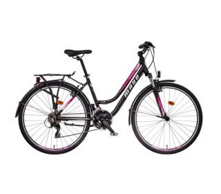 Mayo XR Tour Lite Trek Low Dámské trekové kolo černo-růžové