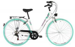 Kenzel Městské kolo Corso Royal 6spd 28" 2026 bílo-tyrkysové
