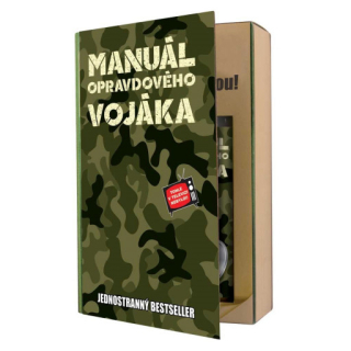 Bohemia Gifts Dárkové balení kosmetiky, Kniha pro Vojáka