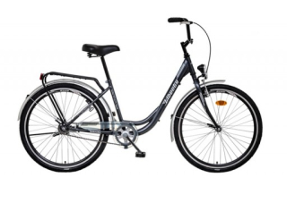 LIBERTY Městské jízdní kolo Avenue 26" 1 spd. 2026 antracitové, Přední vidlice Pevná