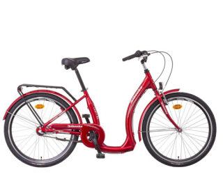 LIBERTY Městské jízdní kolo COMFY AL 7spd Nexus 26" 2026 červené