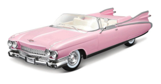 Maisto 1959 Cadillac Eldorado Biarritz, růžová, 1:18