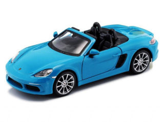 Bburago Porsche 718 Boxster Blue 1:24