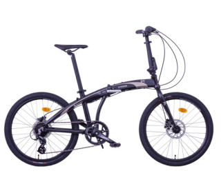 LIBERTY Skládací kolo HYPERION 8spd Hydro 24" 2026 černé, Přední vidlice Odpružená