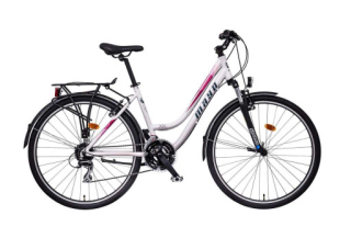 Mayo XR Basic Lite Trek Low Dámské trekové kolo, bílo-růžové