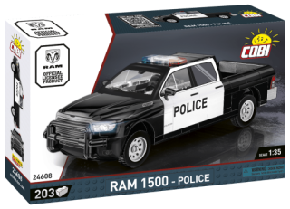 Cobi 24608 RAM 1500 Policie, 1:35, 203 kostek